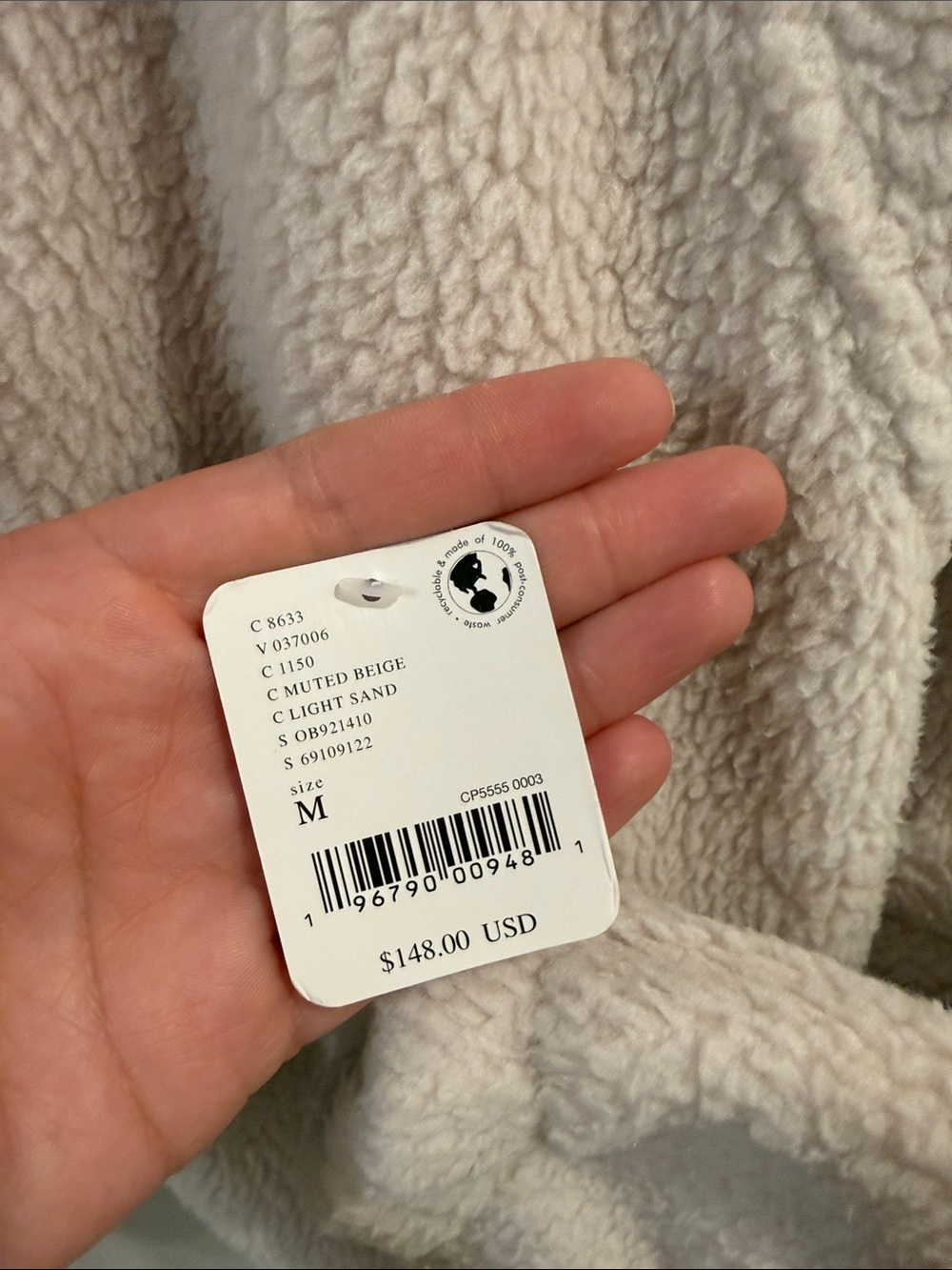 FP Movement by Free People Cream Teddy Jacket - Picture 4 of 10